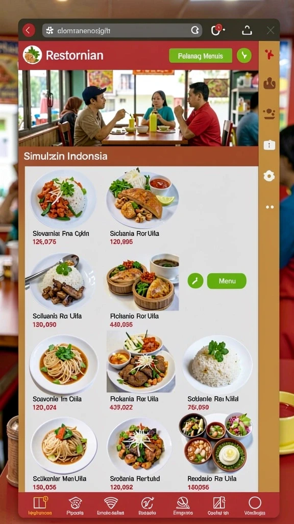 Screenshot menunjukkan pemain sedang berkompetisi dalam permainan.