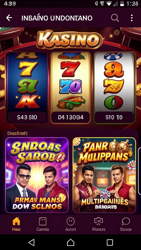 Berbagai pilihan permainan yang tersedia untuk semua pengguna.
