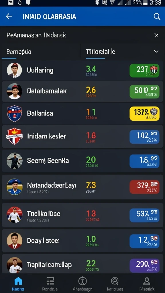 Tampilan antarmuka yang modern dan menarik.