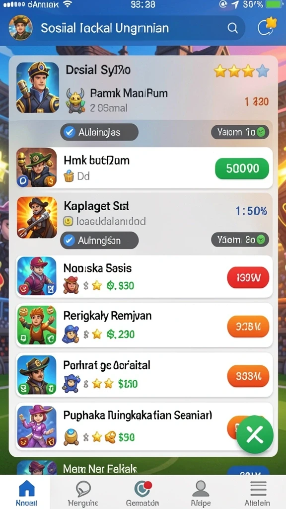 Tangkapan layar memperlihatkan fitur power-up yang membantu pemain.