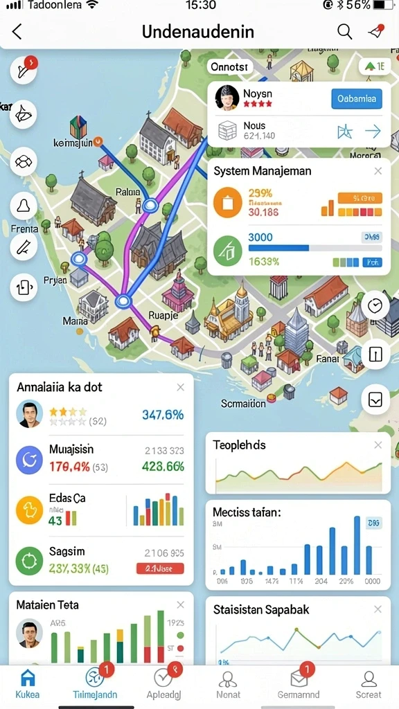 Fitur sosial yang memungkinkan interaksi antar pemain.