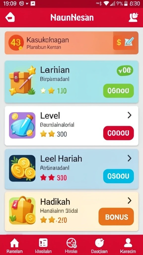 Fitur bonus harian yang memikat dan menguntungkan.