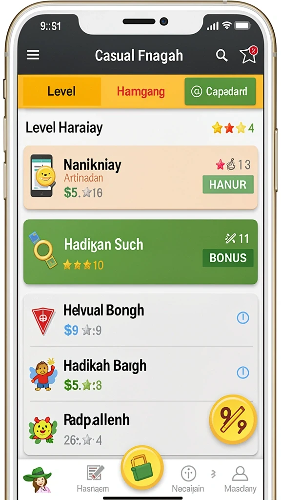 Menampilkan karakter utama dalam aksi mendebarkan.
