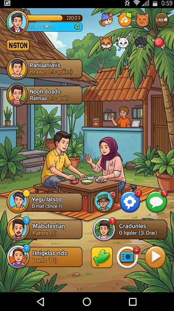 Grafis permainan yang memukau dan detail.