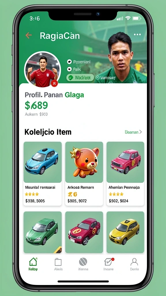 Karakter dan lingkungan yang dirancang dengan indah.