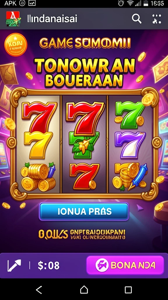Tangkapan layar menampilkan level awal yang penuh warna.