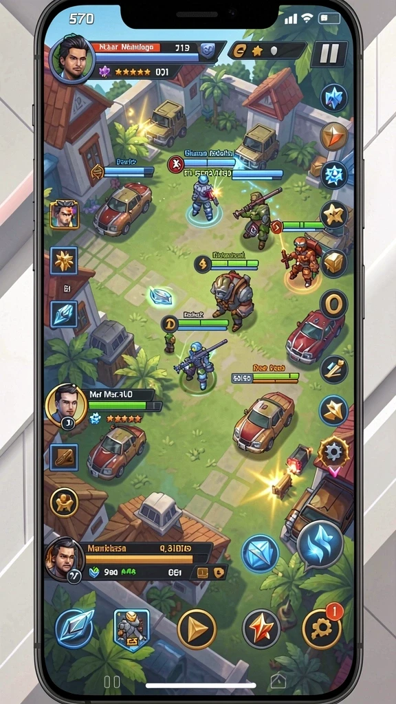 Gameplay dinamis dengan tantangan yang bervariasi.