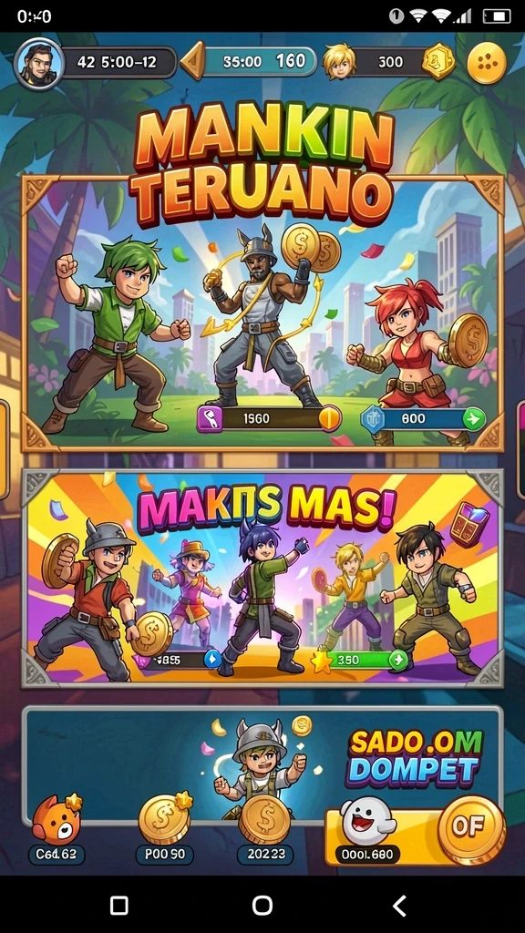 Tampilan grafis yang memukau dan menarik perhatian.