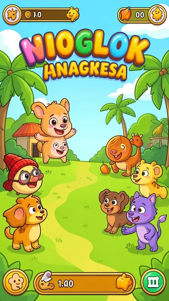 Tampilan karakter yang fantastis dan penuh warna.