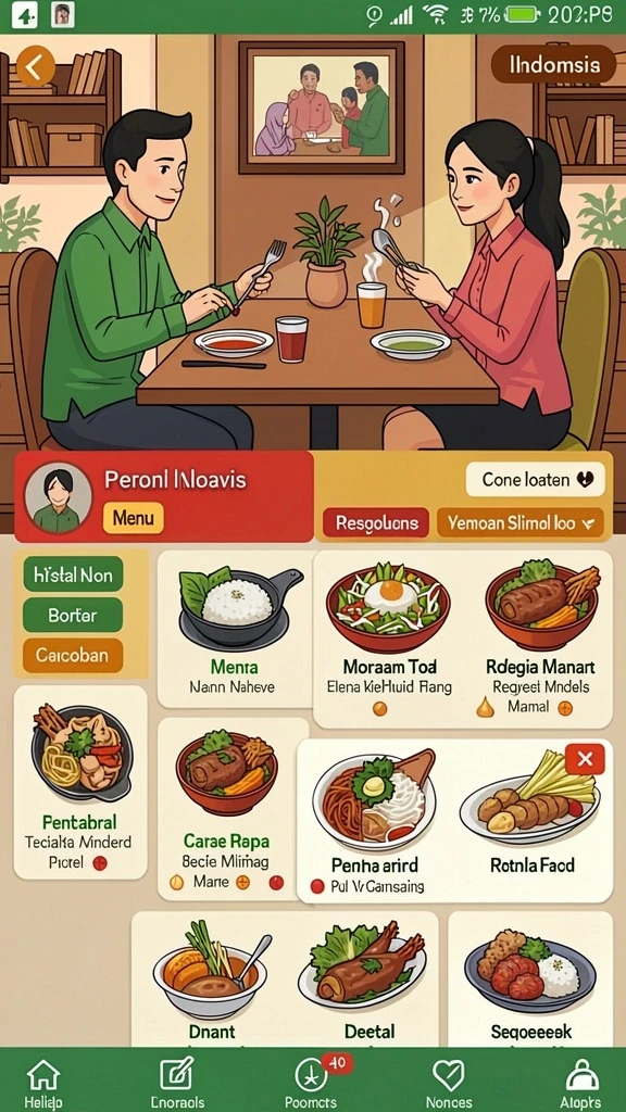 Beragam pilihan permainan yang ditawarkan.