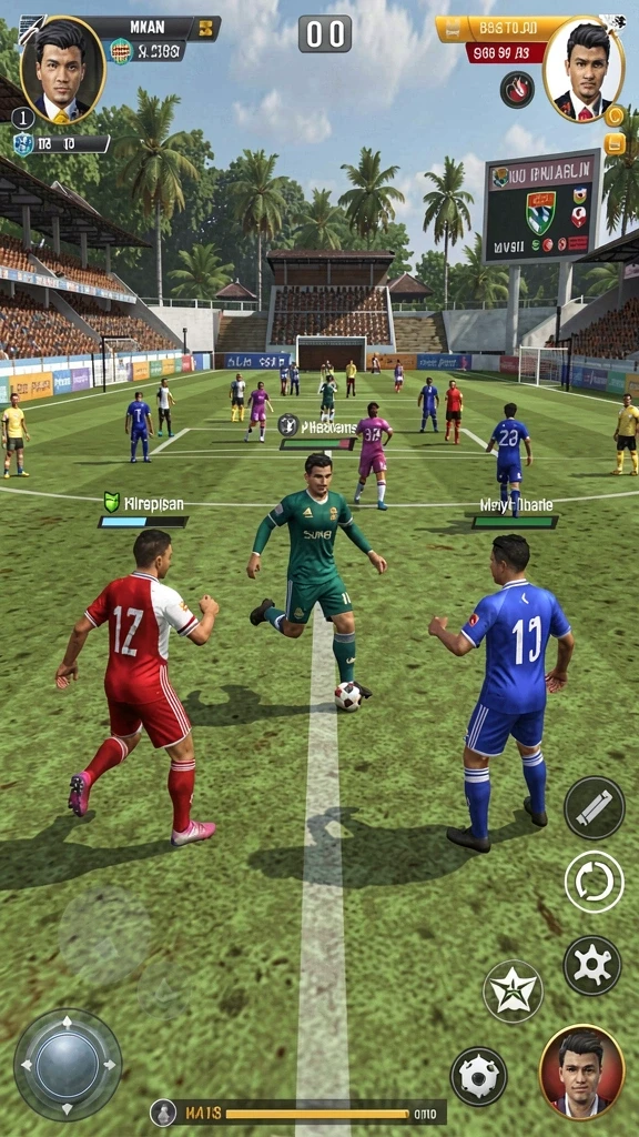 Screenshot yang menampilkan level baru yang menantang.