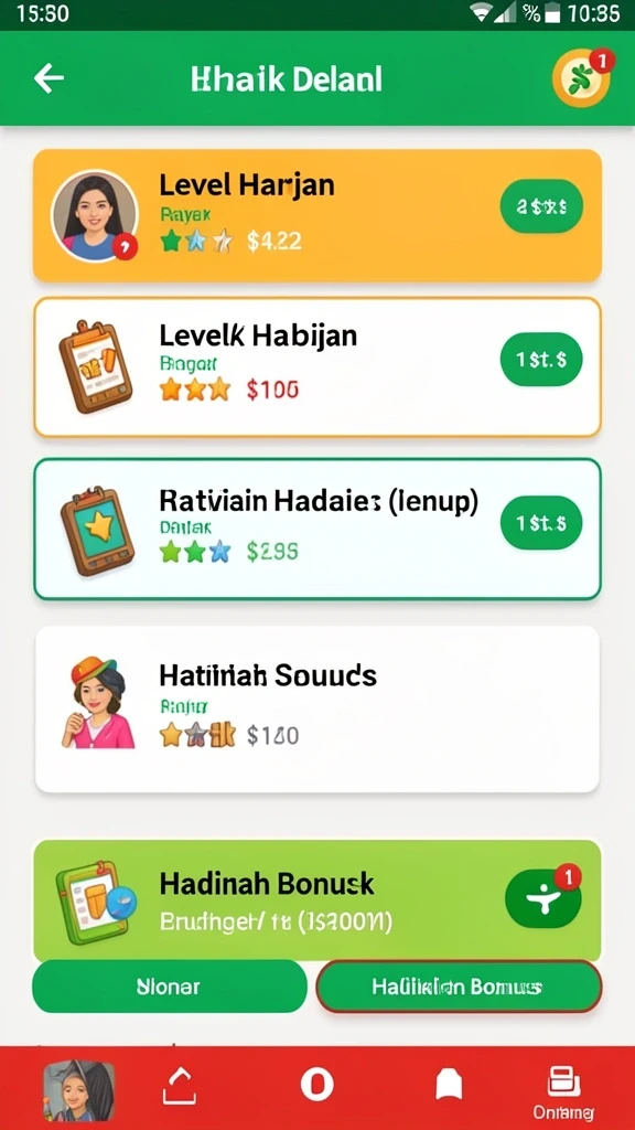 Fitur notifikasi untuk mengetahui promo terbaru.