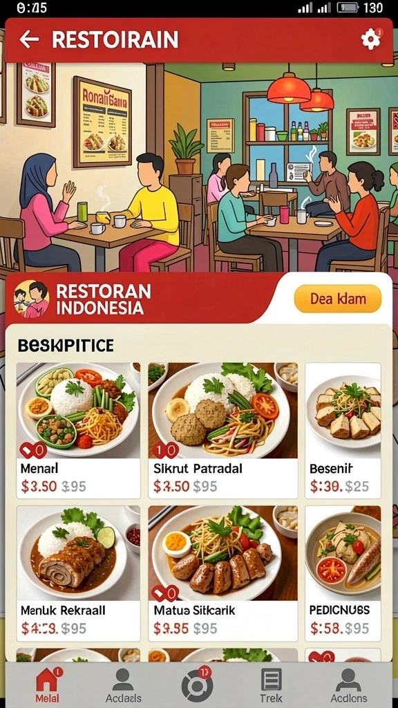 Tampilan antarmuka yang menarik dan mudah digunakan.