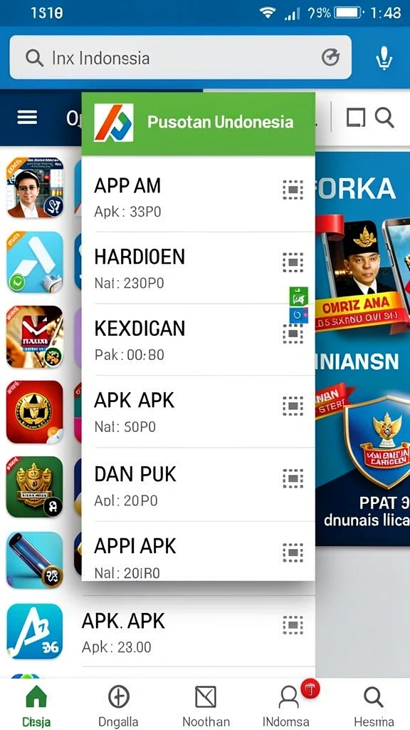 Gambaran dari salah satu level yang penuh tantangan.