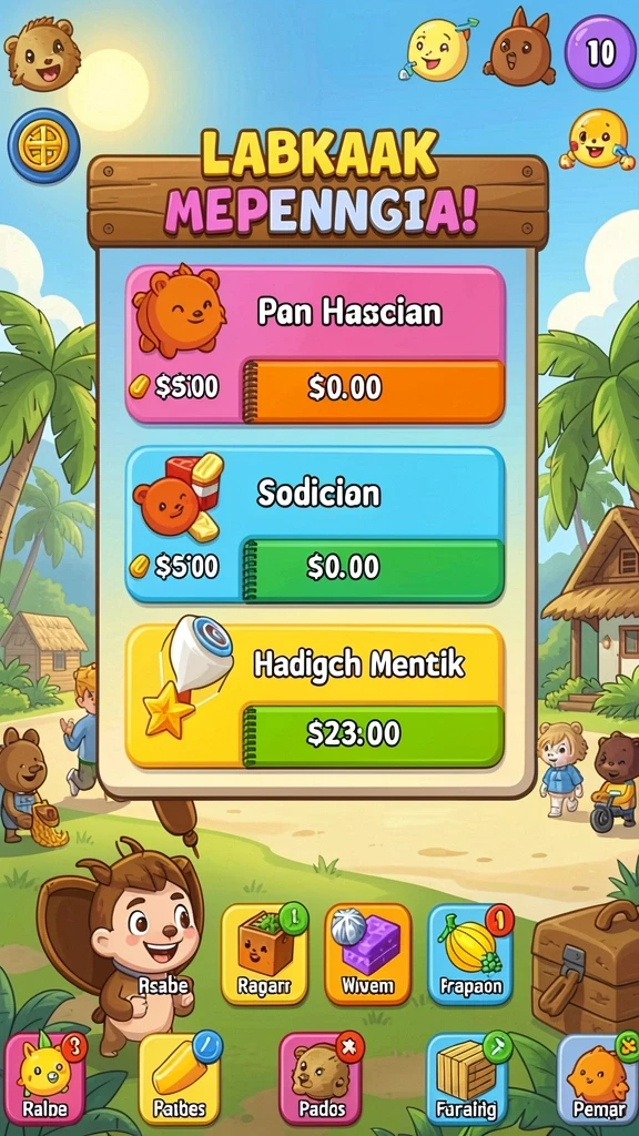 Sistem reward yang menarik untuk pemain.