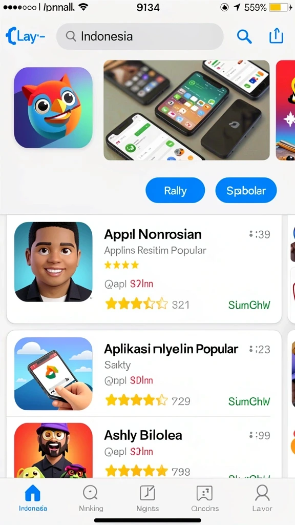 Tampilan antarmuka yang intuitif dan user-friendly.