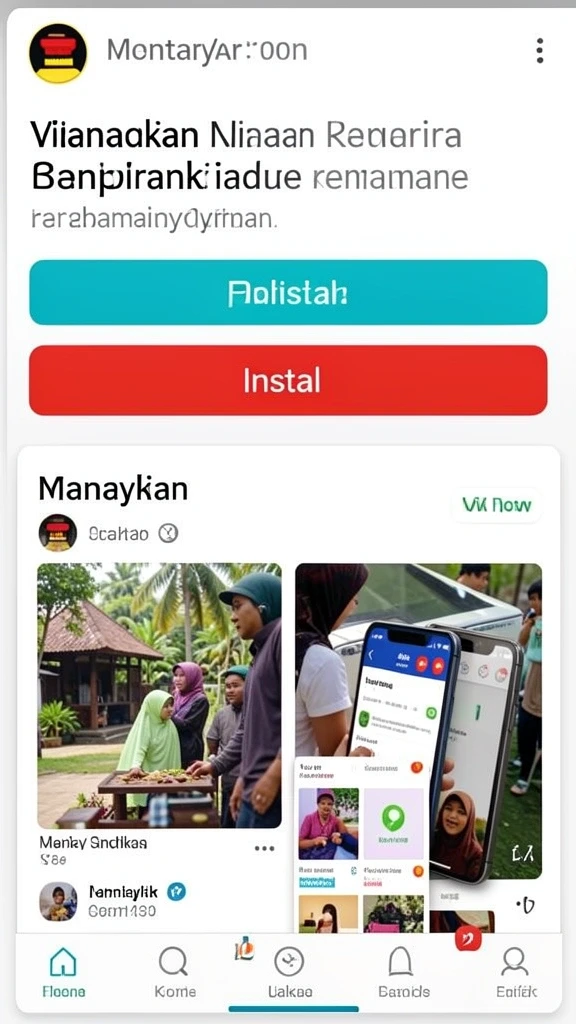 Tampilan antarmuka yang ramah pengguna.