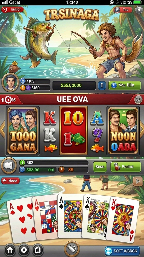 Screenshot 2: Karakter unik dengan kemampuan spesial.