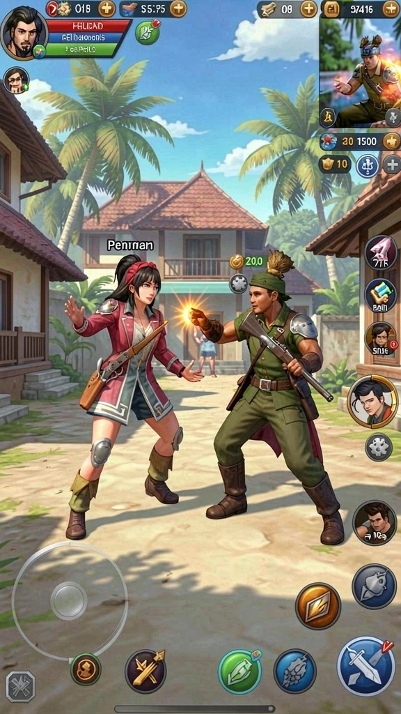 Beragam karakter dan item menarik.