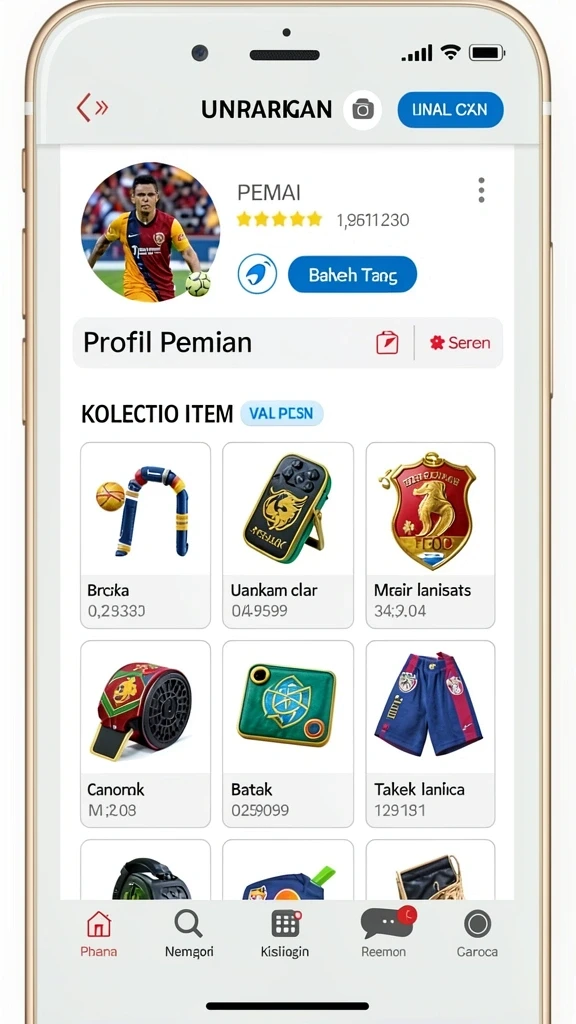 Tampilan antarmuka yang menarik dan user-friendly.