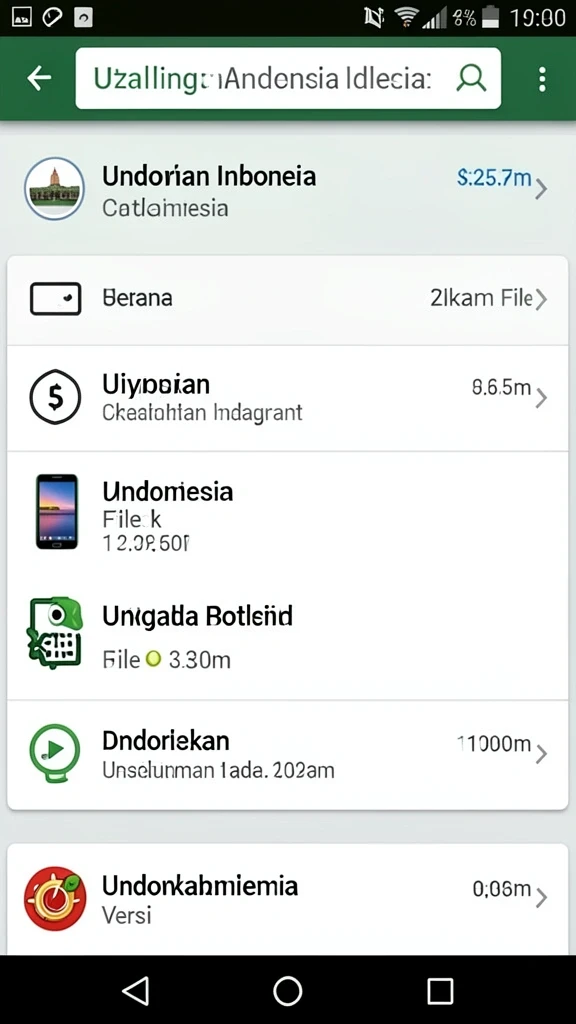 Tampilan menu utama yang intuitif dan menarik.
