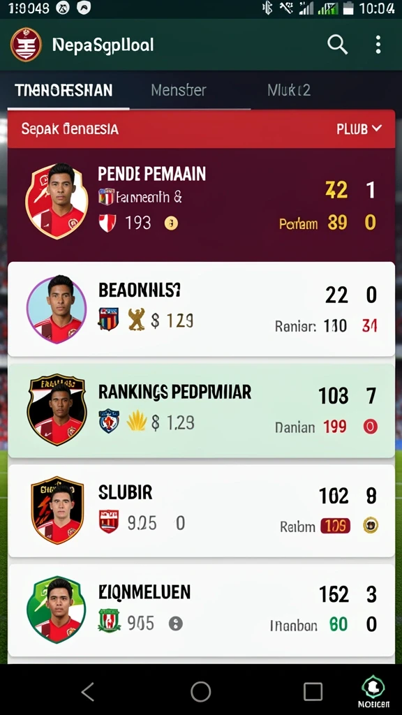 Tampilan karakter yang dapat disesuaikan.