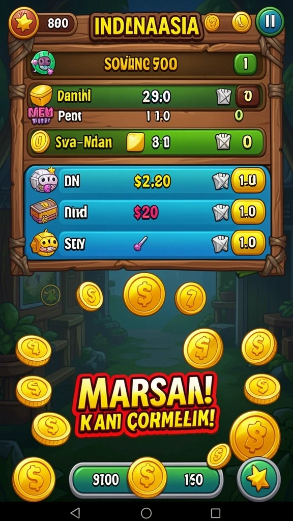 Desain grafis yang mengesankan dan warna cerah.