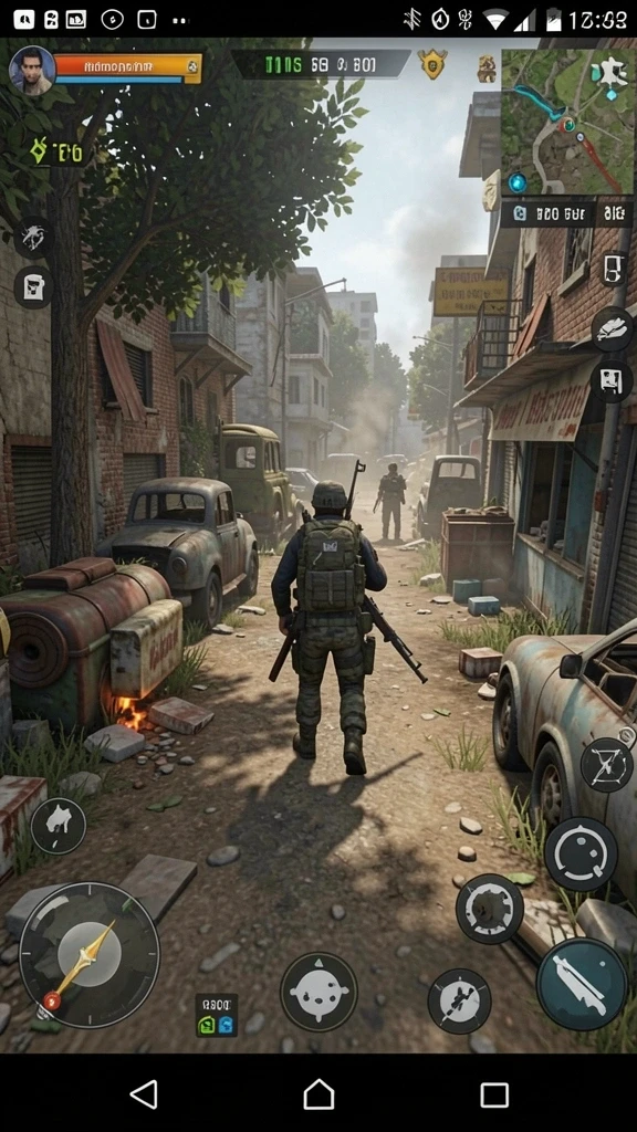 Tangkapan layar memperlihatkan mode multiplayer yang kompetitif.