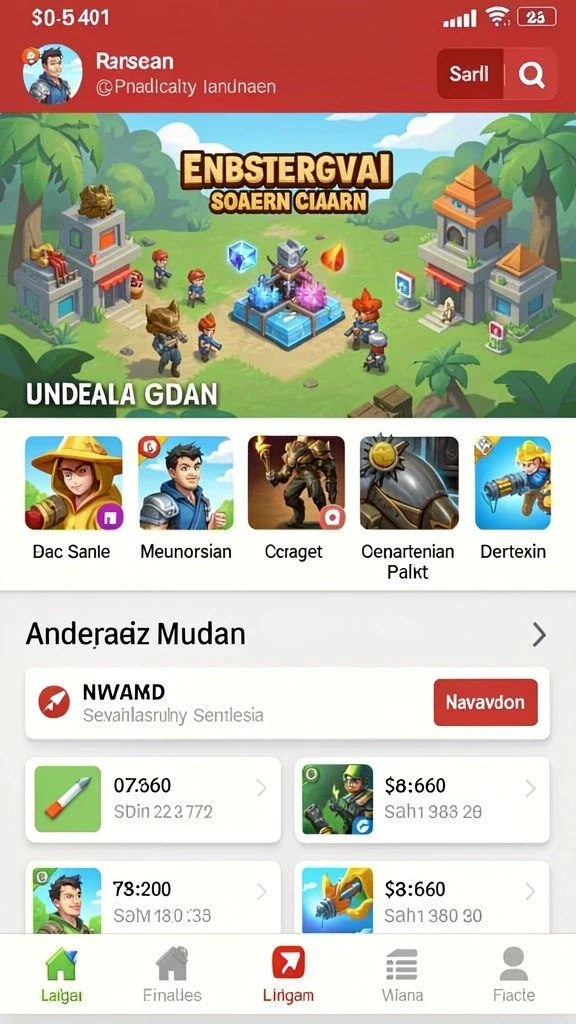 Tantangan level yang beragam dan mendebarkan.