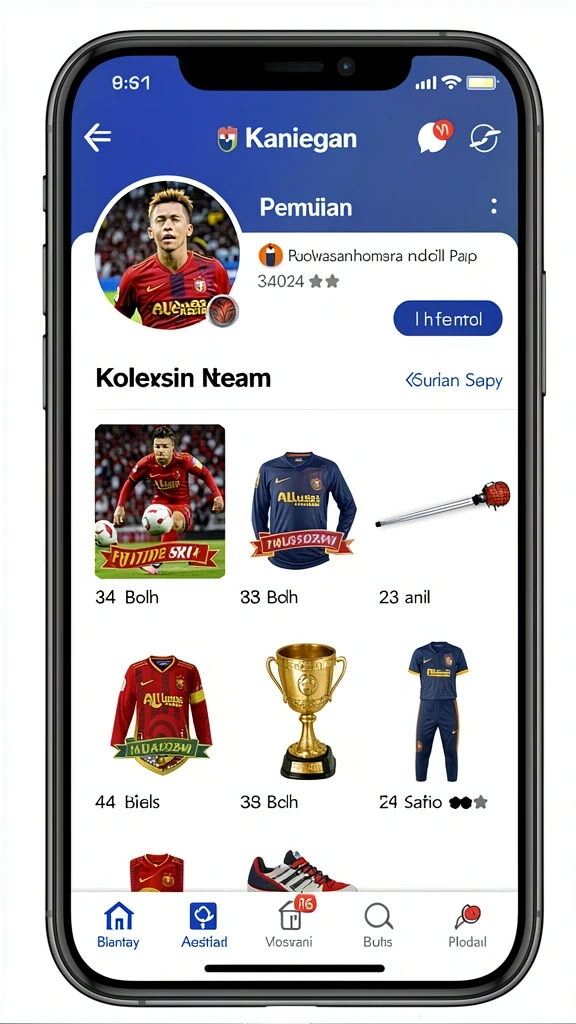 Arena menakjubkan dengan detail tinggi.