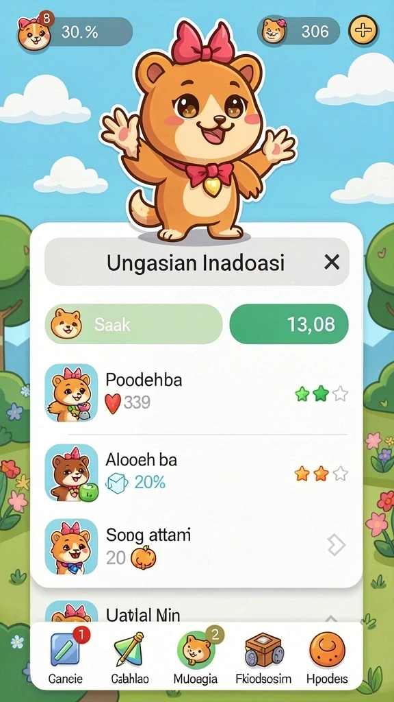 Mode permainan multiplayer yang seru dan interaktif.